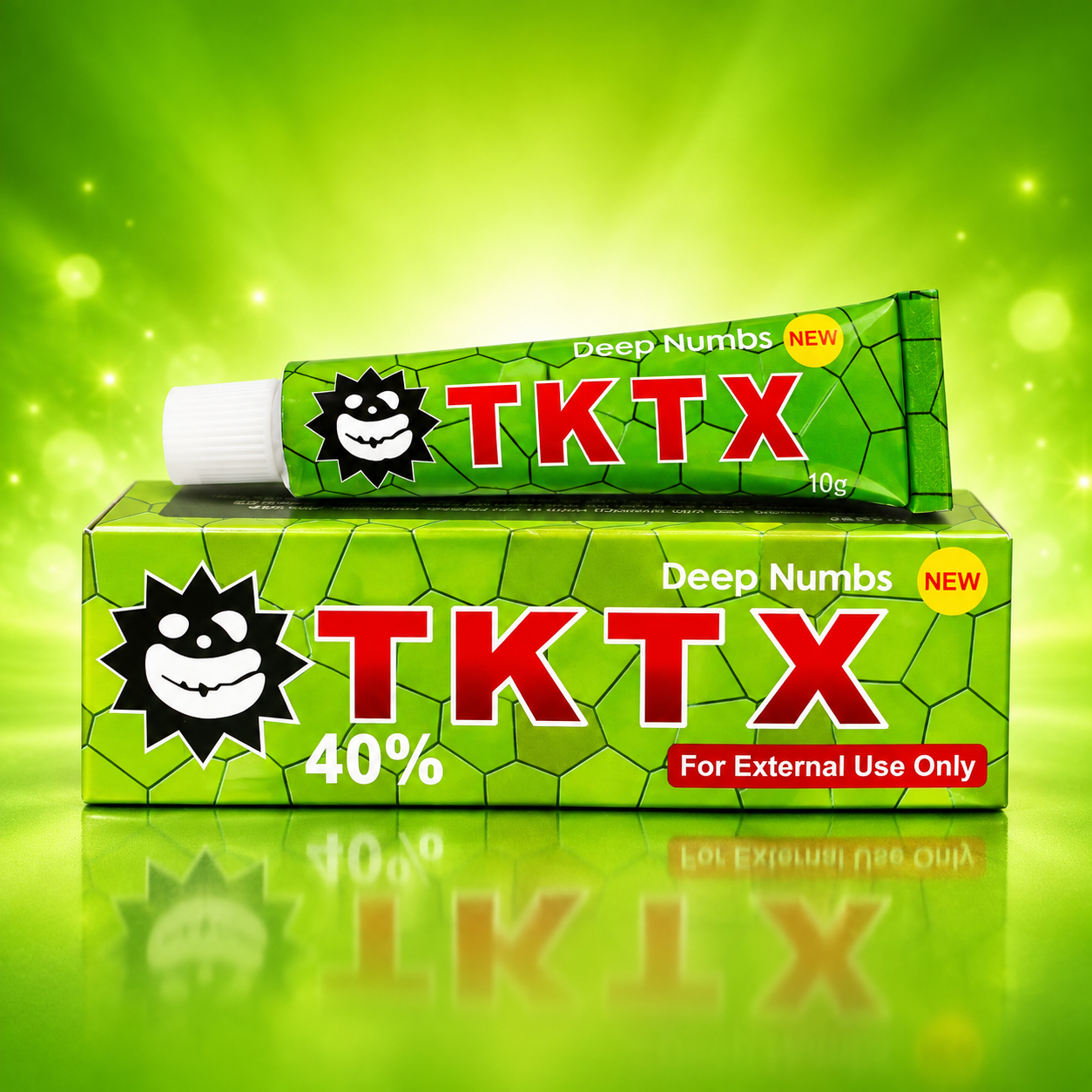 TKTX Crema Anestésica Verde 40% Extra Fuerte - Numbing Cream - Imagen 2