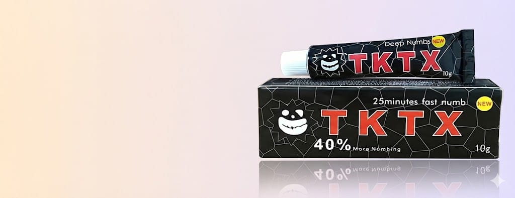 TKTX Crema Anestésica Negra 40% EXTRA FUERTE | Numbing Cream 4 TKTX Negra Banner